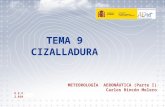 TEMA 9 CIZALLADURA METEOROLOGÍA AERONÁUTICA (Parte I) Carlos Rincón Melero O.E.P. 2.010.