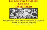 La Guerra Civil de España 1936-1939 Un período muy triste, violento, y trágico en la historia de España : .