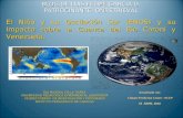 El Niño y La Oscilación Sur (ENOS) y su Impacto sobre la Cuenca del Río Caroní y Venezuela. Actualizado con: Climate Prediction Center / NCEP 19 ABRIL.