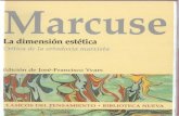 MARCUSE, Herbert, La dimensión estética