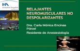 Dra. Carla Mónica Encinas Pórcel Residente de Anestesiología.