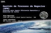 1 Gestión de Procesos de Negocios (BPM) Solución para lograr Eficiencia Operativa y Reducción de Costos Alex Martínez Líder BPM Regional (South Spanish.