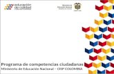 Programa de competencias ciudadanas Ministerio de Educación Nacional – CISP COLOMBIA.