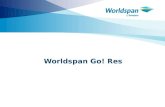 Worldspan Go! Res. 2 Objetivos Este curso está diseñado para que los usuarios mantengan actualizada la versión del sistema de reservaciones y actualicen.