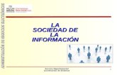 Servicio Departamental Coordinación de Sistemas 1 LA SOCIEDAD DE LAINFORMACIÓN.