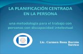 Lic. Carmen Rosa Barrón Torrico. Principios de la PCP PCP CALIDAD DE VIDA AUTODETERMINACIÓN DISCAPACIDAD INTELECTUAL APOYOS.