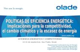 15-16 de septiembre, Sao Pablo, Brasil. EFICIENCIA ENERGÉTICA Y COMPETITIVIDAD.