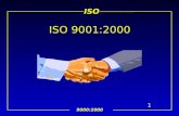 ISO 9000:2000 1 ISO 9001:2000 ISO 9000:2000 2 Objetivos del Curso uComprensión de los ocho principios de administración de la calidad uComprensión del.