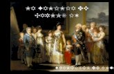 LA FAMILIA DE CARLOS IV FRANCISCO DE GOYA. Características de la pintura de la época Época costumbrista Retratos Cuadros de historia Pinturas religiosas.