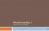 Multimedia I Profesor DI Ariel Amadío Unidad IV: La Producción Multimedia.