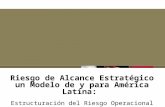 Riesgo de Alcance Estratégico un Modelo de y para América Latina: Estructuración del Riesgo Operacional.