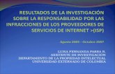 LUISA FERNANDA PARRA R. ASISTENTE DE INVESTIGACIÓN DEPARTAMENTO DE LA PROPIEDAD INTELECTUAL UNIVERSIDAD EXTERNADO DE COLOMBIA.