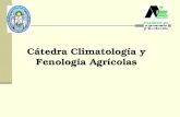 Cátedra Climatología y Fenología Agrícolas. BALANCE HIDROLÓGICO CLIMÁTICO MÉTODO DE THORNTHWAITE DE 1955.