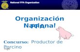 Organización Nacional FFA Concurso: Productor de Porcino mgs.