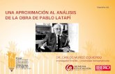 UNA APROXIMACIÓN AL ANÁLISIS DE LA OBRA DE PABLO LATAPÍ Diapositiva 1/21 DR. CARLOS MUÑOZ IZQUIERDO Investigador Emérito - Universidad Iberoamericana.