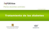 Planes docentes centrales Tratamiento de las diabetes 17 de mayo de 2007.