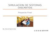 1/27 Proyecto Final Mg. Samuel Oporto Díaz SIMULACION DE SISTEMAS DISCRETOS.