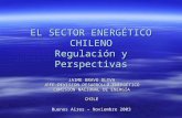 EL SECTOR ENERGÉTICO CHILENO Regulación y Perspectivas JAIME BRAVO OLIVA JEFE DIVISION DESARROLLO ENERGÉTICO COMISIÓN NACIONAL DE ENERGÍA CHILE Buenos.
