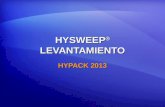 HYSWEEP ® LEVANTAMIENTO HYPACK 2013. HYSWEEP ® Levantamiento Programa Levantamiento Multihaz Colecta y graba multihaz y sensores de soporte.Colecta y.