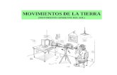 MOVIMIENTOS DE LA TIERRA (MOVIMIENTO APARENTE DEL SOL)