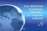 CRS 2010 Los derechos humanos: (DD.HH.) y su impacto cultural CRS 2010 pág. 100 CRS 2010 pág. 100.