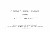 Bennett, JG - Acerca Del Subud