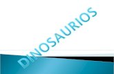 Un dinosaurio es un animal del orden de los saurópsidos que dominaron la tierra durante 160 millones de años con características similares a las de los.