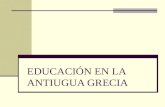 EDUCACIÓN EN LA ANTIUGUA GRECIA. CONTEXTO HISTÓRICO Periodo Presocrático Periodo Ático.