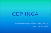 CEP INCA Primera movilidad: CEP TENERIFE SUR - ABONA. 25, 26 y 27 de abril de 2012.