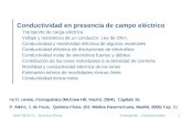 UAM 2010-11. Química Física. Transporte – Conductividad Eléctrica1 Conductividad en presencia de campo eléctrico Transporte de carga eléctrica Voltaje.