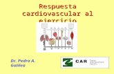 Respuesta cardiovascular al ejercicio Dr. Pedro A. Galilea.