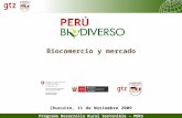 13.02.2014 Seite 1 Programa Desarrollo Rural Sostenible – PDRS Chucuito, 11 de Noviembre 2009 Biocomercio y mercado.