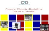 Programa: Eficiencia y Rendición de Cuentas en Colombia.