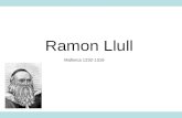 Ramon Llull i La Cancilleria Reial Power Point