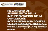 MECANISMO DE SEGUIMIENTO DE LA IMPLEMENTACIÓN DE LA CONVENCIÓN INTERAMERICANA CONTRA LA CORRUPCIÓN -MESICIC 1.2 Normas de conducta y mecanismos para asegurar.
