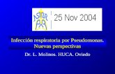 Infección respiratoria por Pseudomonas. Nuevas perspectivas Dr. L. Molinos. HUCA. Oviedo.