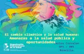 Carlos Corvalan OPS / OMS Brasilia El cambio climático y la salud humana: Amenazas a la salud pública y oportunidades.