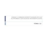 CRISIS Y CAMBIOS ESTRUCTURALES EN LAS ECONOMÍAS CAPITALISTAS DESARROLLADAS TEMA 12.