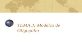 TEMA 3: Modelos de Oligopolio. Modelos de empresa dominante y de competencia monopolística Modelo de empresa Dominante: Hipótesis: Las empresas de la.