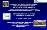 CREENCIAS DEL GRUPO DE PROFESORES Y ESTUDIANTES DE CIRUGIA DE LA FACULTAD DE ODONTOLOGÍA DE FACULTAD DE ODONTOLOGÍA DE LA UNIVERSIDAD NACIONAL DE COLOMBIA.