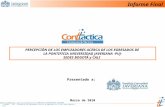 Info203 – PUJ – Percepción de empleadores acerca de egresados de la PUJ sedes Bogotá y Cali Documento confidencial, para uso exclusivo de la PONTIFICIA.