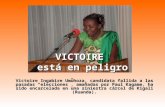 VICTOIRE está en peligro Victoire Ingabire Umuhoza, candidata fallida a las pasadas elecciones, amañadas por Paul Kagame, ha sido encarcelada en una siniestra.