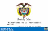 Ministerio de la Protección Social República de Colombia Ministerio de la Protección Social República de Colombia.