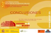CONCLUSIONES Por Miren Jaione Mondragón Ruiz de Lezana Universidad del País Vasco (UPV-EHU)