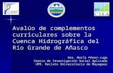 Avalúo de complementos curriculares sobre la Cuenca Hidrográfica del Río Grande de Añasco Dra. Marla Pérez-Lugo Centro de Investigación Social Aplicada.
