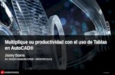 © 2012 Autodesk Multiplique su productividad con el uso de Tablas en AutoCAD® Jeamy Baena Dir. División Desarrollo CADD – MicroCAD S.A.S.