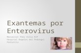 Exantemas por Enterovirus Monserrat Páez Villa R1P Hospital Ángeles del Pedregal Pediatría.