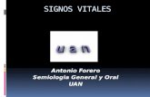 SIGNOS VITALES Antonio Forero Semiologia General y Oral UAN.