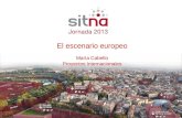 Ponente Cargo El escenario europeo María Cabello Proyectos Internacionales.