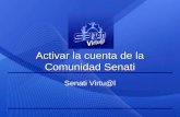 Activar la cuenta de la Comunidad Senati Senati Virtu@l.